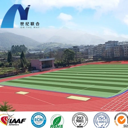 New SGS Iaaf Certificated Water-Based Runway Top Coat Courts Sports Surface Flooring Athletic Running Track