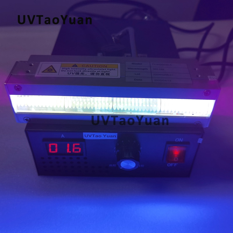 365nm 800W LED UV Sistema de cura a lâmpada da Indústria de Máquinas de impressão