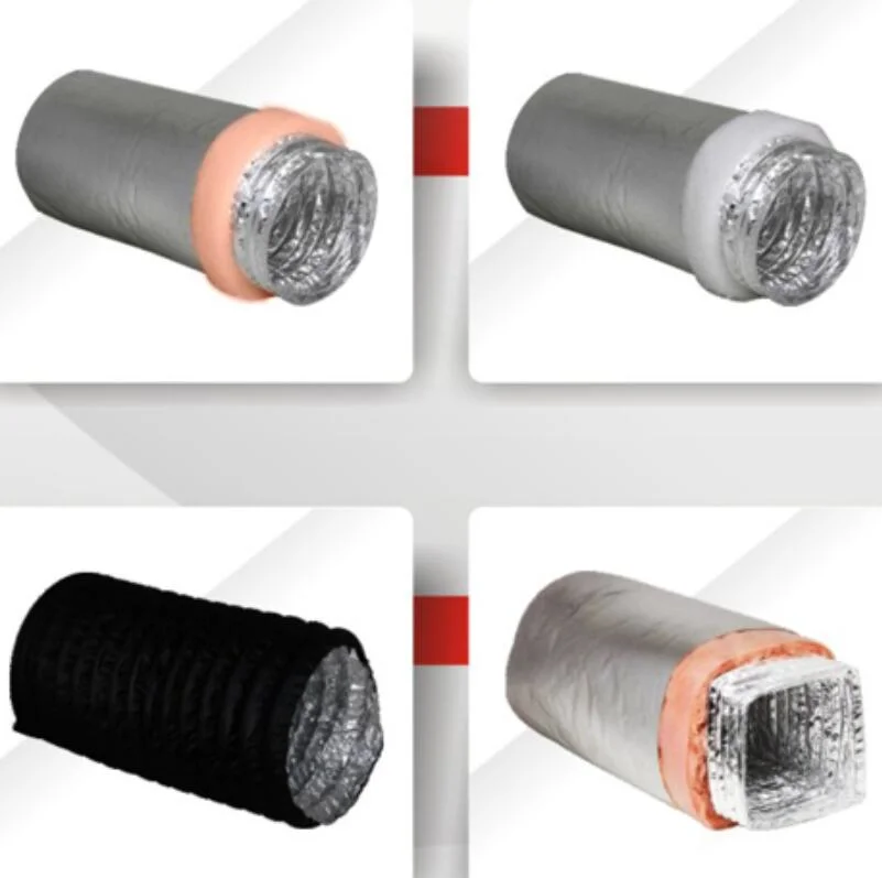 Ventilation Accessories Colorful HVAC Aluminum Foil Flexible Duct