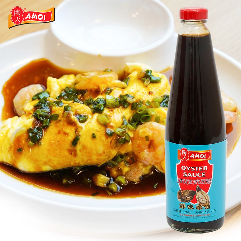 710g Amoi Brand a+ Grade Oyster Sauce Professional Condiment Manufacturer