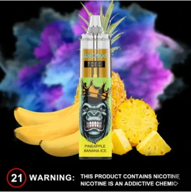 New Randm Tornado 7000 Puffs Disposable E Cigarettes  (0 % 2% 5% Nicotine Salt, Airflow Control, Rechargeable, Colorful LED Light)