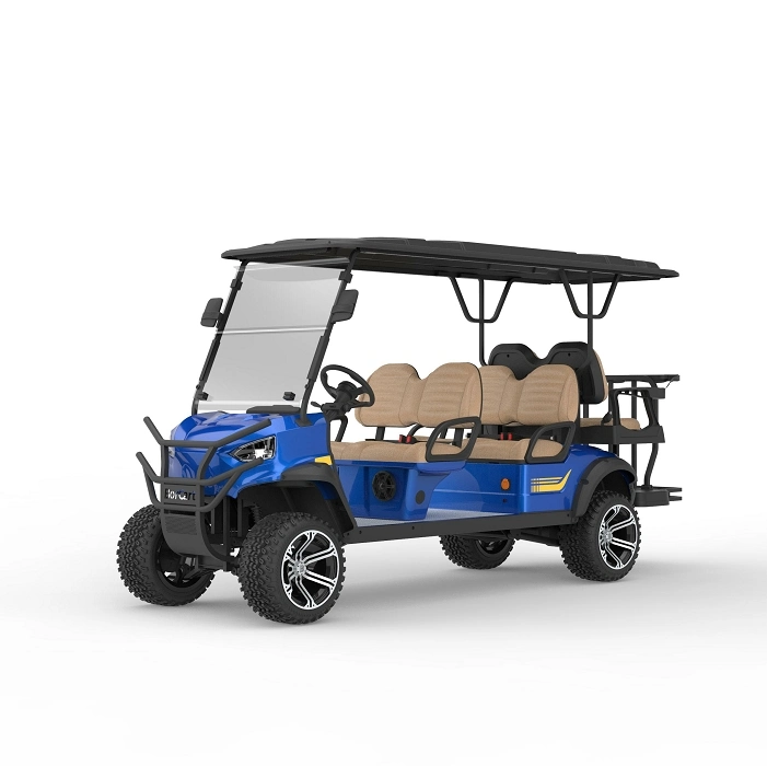 Carro utilitário de 6 lugares eléctrico elevado Golf Car Buggy Carro elétrico para golfe