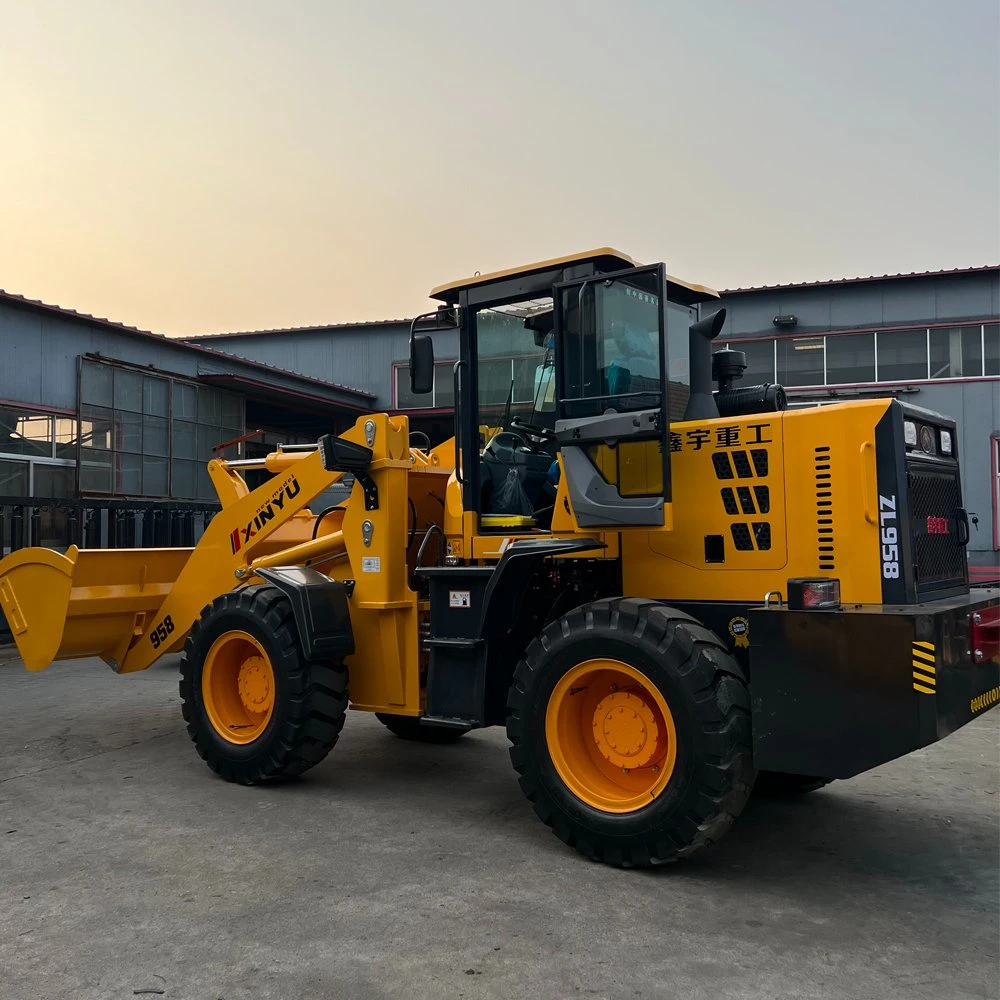 Zl958 Multipurpose Road Construction Full Hydraulic Small Wheel Loader with CE Manufacturer