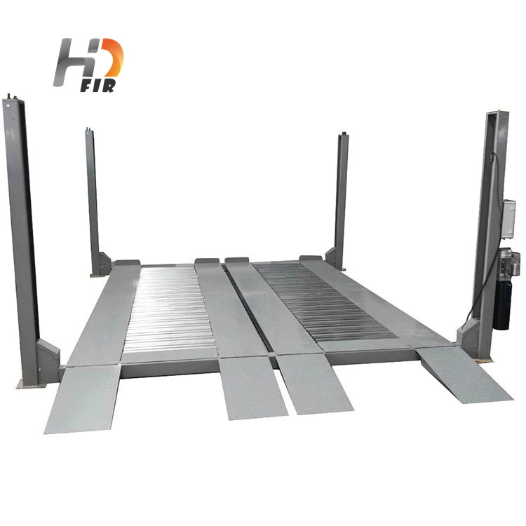 Transmisión de la cadena la plataforma elevadora hidráulica vertical equipo Sistema de elevación del estacionamiento de autos