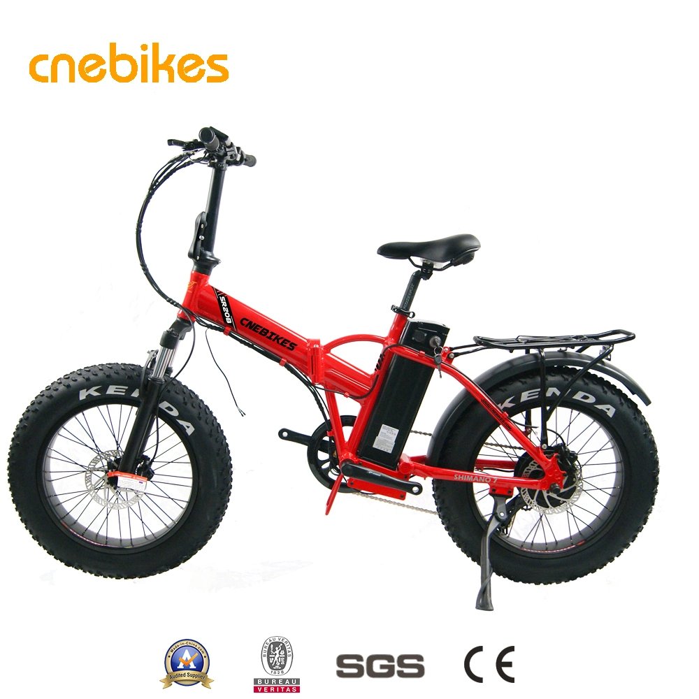دراجة كهربائية قوية قابلة للطي من الإطار الدسم بقوة 20 بوصة 40 كم/ساعة 500 واط