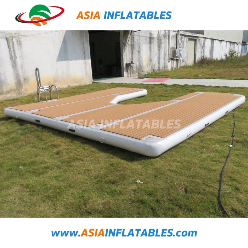 Inflatable Floating Platform Boat Inflatable Fishing Jet Ski Dock