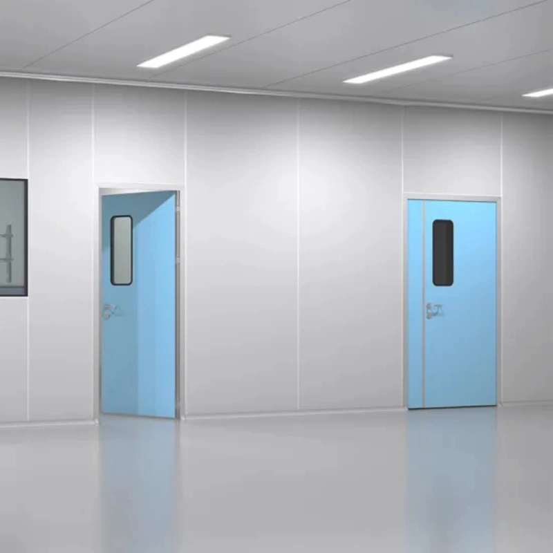 Puertas de salas limpias de alta calidad personalizadas para seguridad de salas limpias de laboratorio Puerta de acero de China