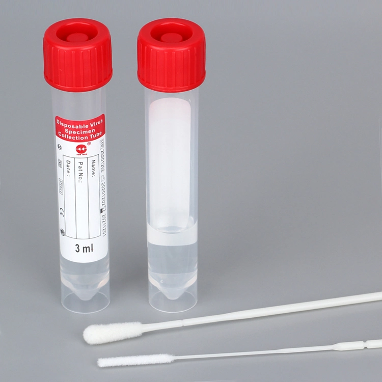 Factory Direct China Disposable Blood Collection Virus Sampling Tube with ISO/FDA/FSC/CE