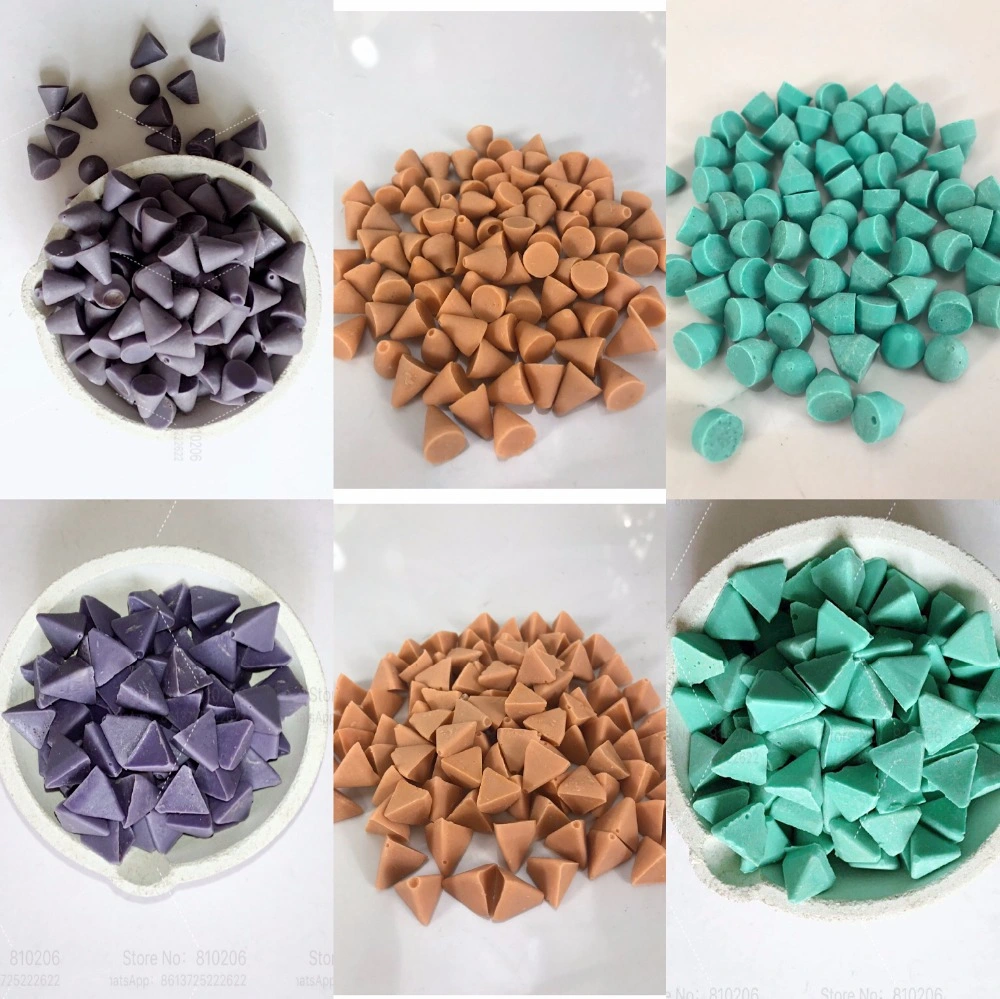 Triangle Plastic Surface Blasting Grinding Polishing Materials for Deburring Finishing