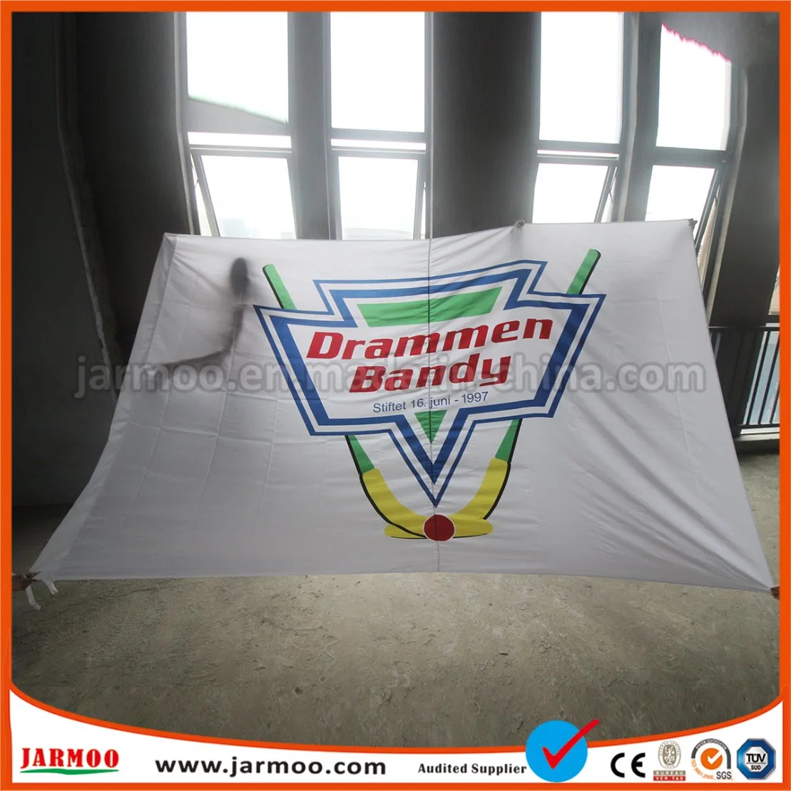 Polyester Fabric Football Team Woven Flag