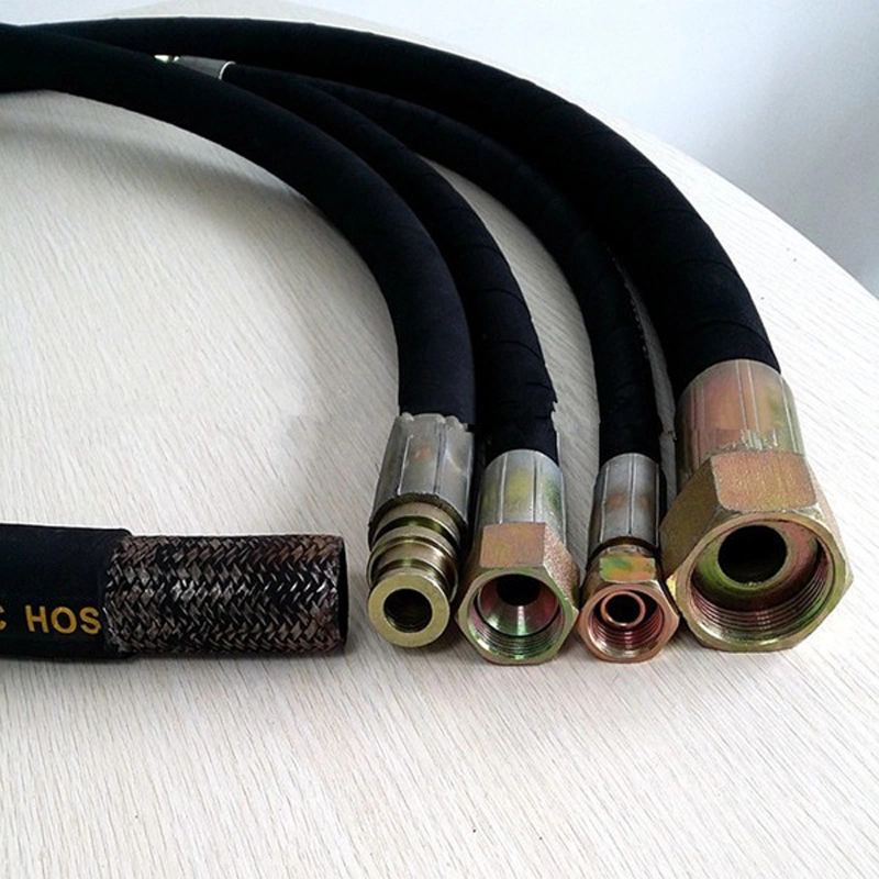 API Standard High Pressure Hydraulic Braiding Rubber Hose Pipe Manufacturer