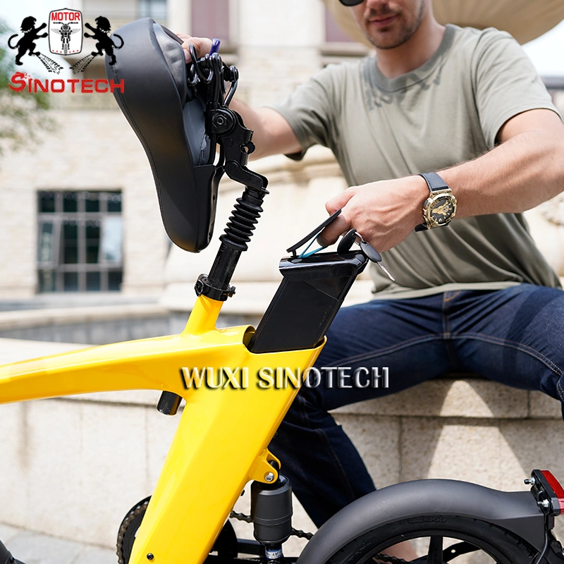 Mini-bicicleta elétrica dobrável de baixa velocidade e lítio com certificado CE