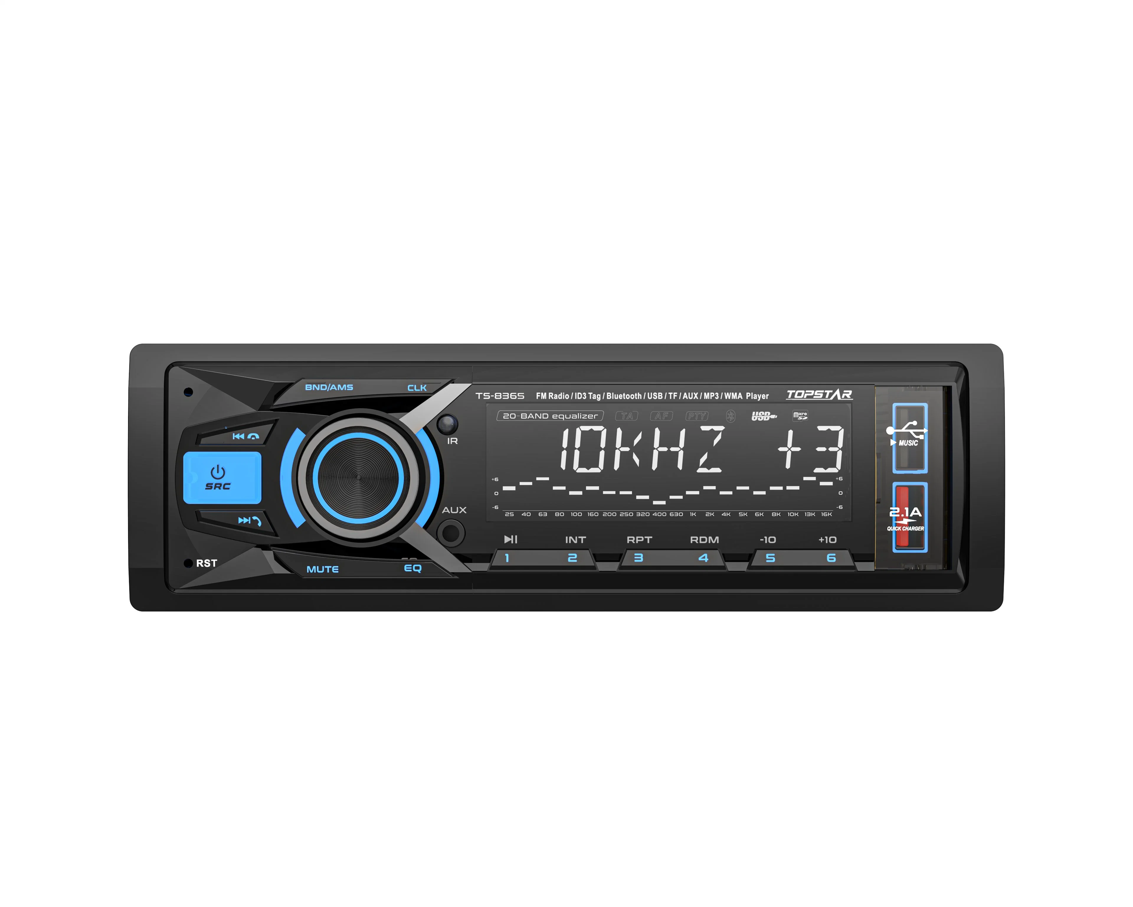 Pantalla LCD del reproductor de audio estéreo MP3 para coche