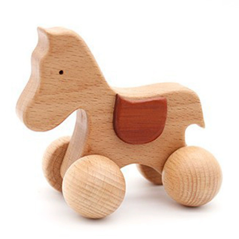 Comercio al por mayor para la Educación juguete de madera alquiler de coche de juguete de madera corrediza para niños