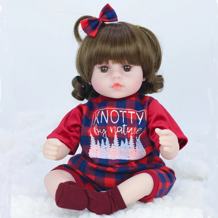 Yosi Full Body Silicone 48 Cm Cheap Reborn Baby Dolls Fashion Dressed Newborn Baby Boneca Toys Doll DIY Playmate Kids Birthday Gift