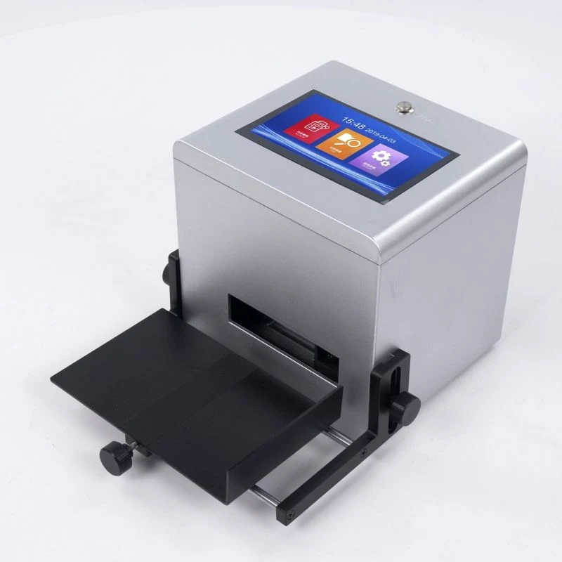 Hocheffizienter statischer, handlicher industrieller Tintenstrahldrucker für Lebensmittelkunststoff Beutel Kleine Kunststoff-Druckmaschinen