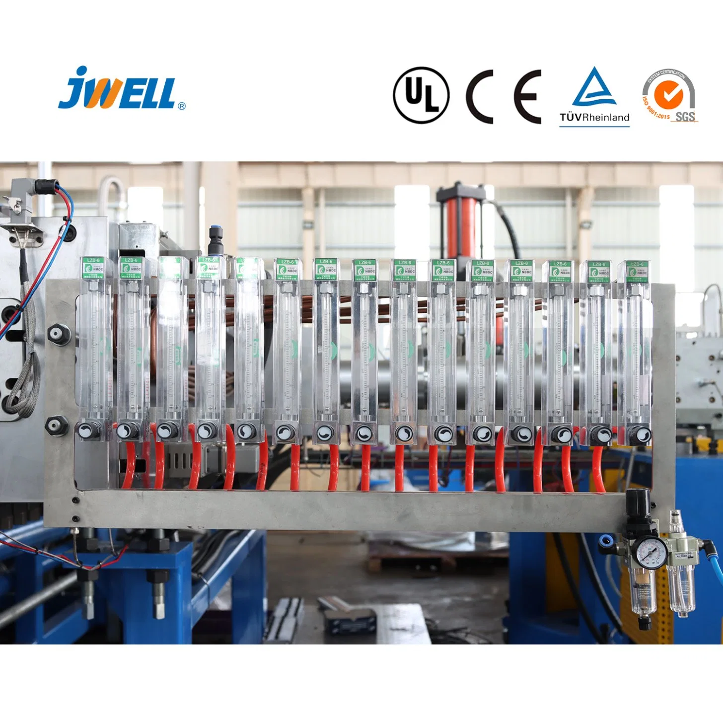 Machine d'extrusion pour l'emballage de caisses creuses en feuille/plaque en plastique PC Jwell