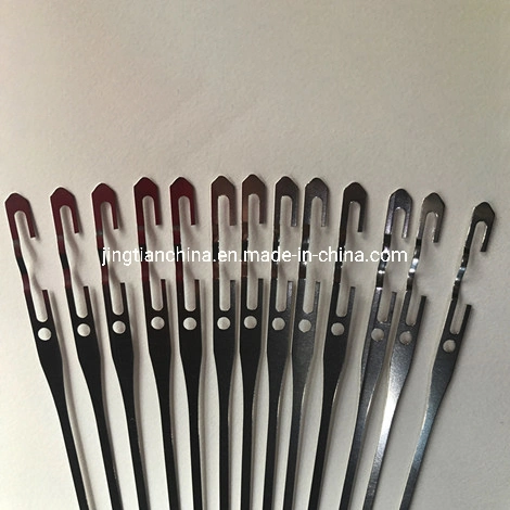 Textile Machine Spare Parts Stainless Steel Heald Wire with Middle Eye for Weaving Loom