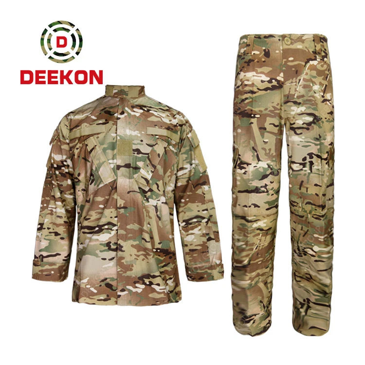 Лучшая цена OEM-услуги Camo Fabric Army Combat AUC Uniform