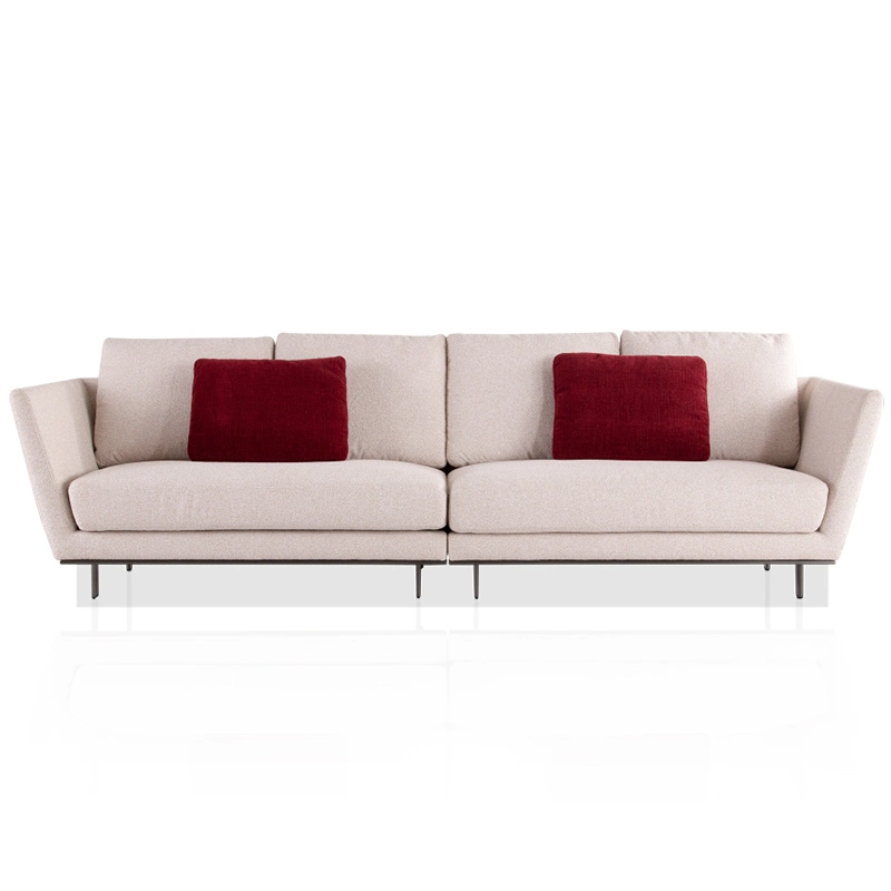 Maison ensemble de meubles salon moderne Couch Couch intérieur rembourré Design Canapé en tissu sectionné