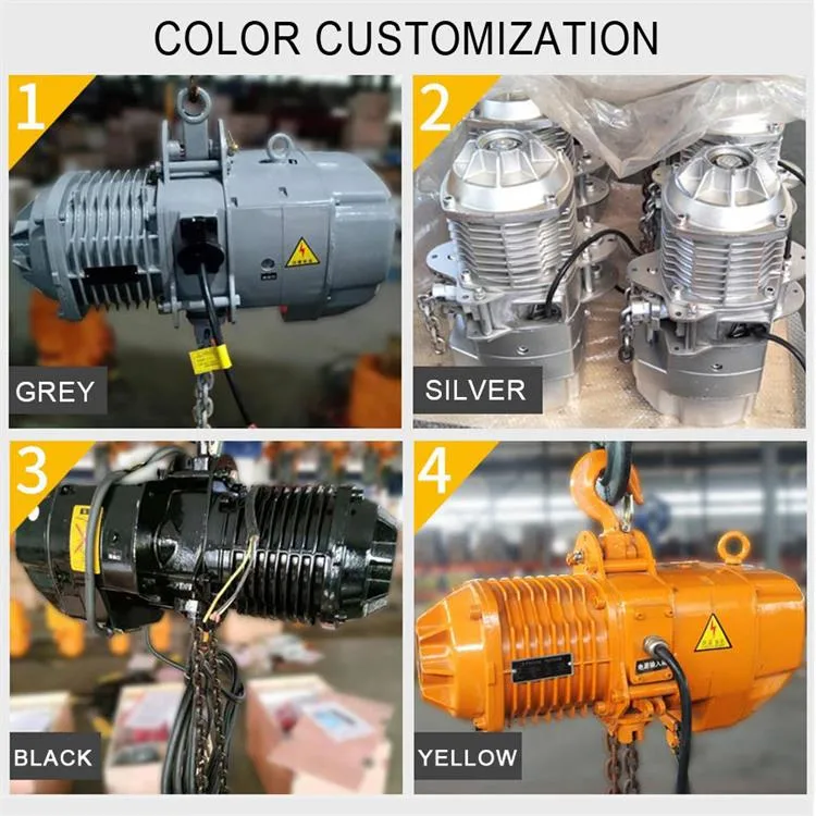 Good Price 1t 2t 3t 5t 10t 15t 20t 30t 50t Hook Trolley Low Headroom Type Electric Chain Hoist