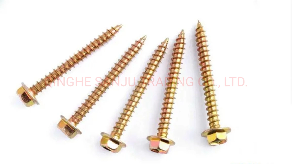 Galvanized Wood Screw/Hexagonal Wood Screw/Tapping Screw/All Kinds of Size