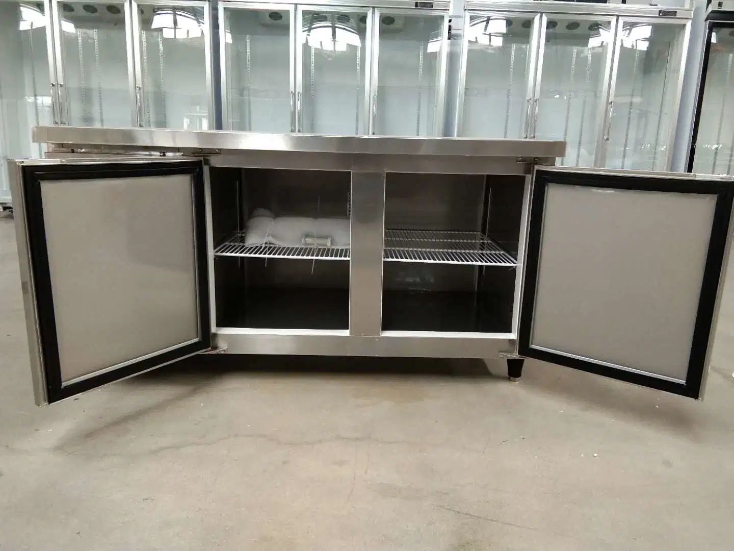 Workbenches Stainless Steel Winner Cooler Under Table Refrigerator Equipment Hotel Fridge Deep Freezer