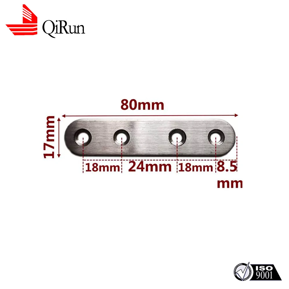 Flat Corner Brace Fixing Mending Plates for Furniture Wood