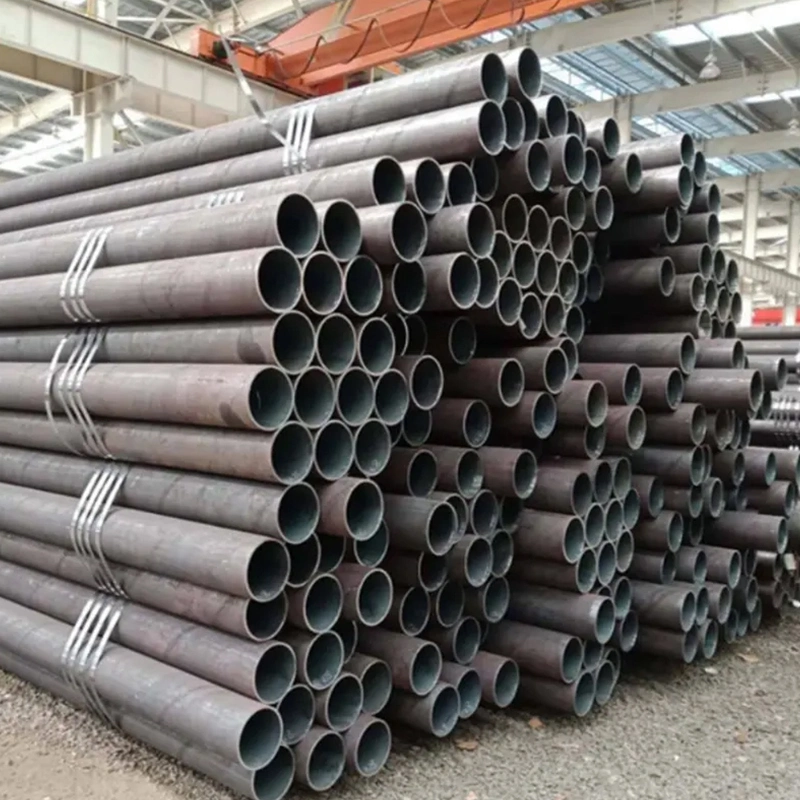 ASTM Q235B A36 Schedule 40 Construction 14 20 24 30 Inch Black Round Tube Reasonable Seamless Carbon Steel Pipe