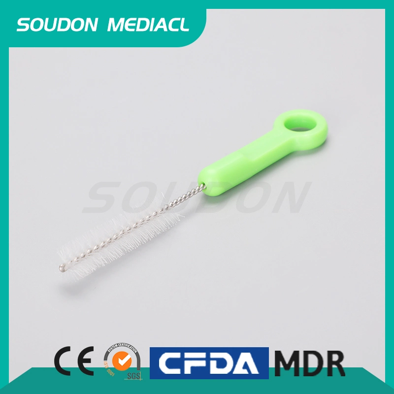 Endoscopy Valve Cleaning Brush Disposable Endoscopic Cleaning Brush with CE Mark