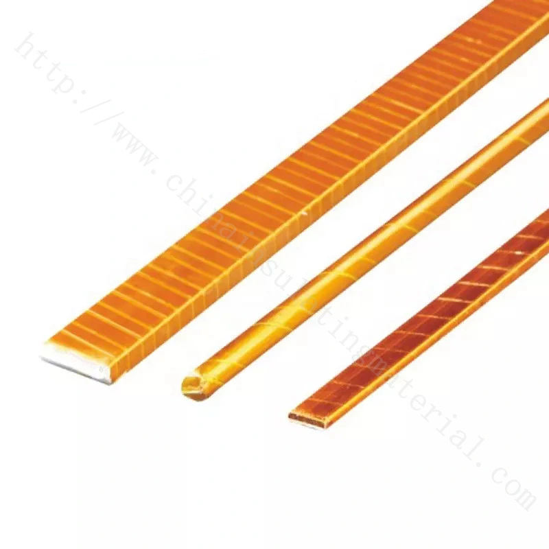 Thin Single Class Covered and Polyimide Film Wrapped Rectangular Copper Wire