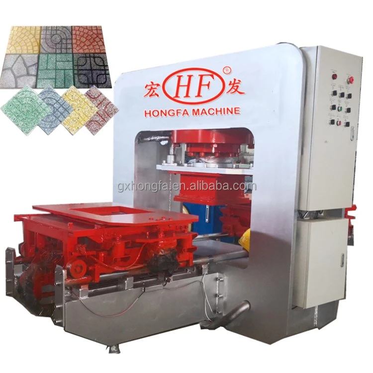 Automatic Terrazzo Tile Making Machine Concrete Terrazzo Paver Building Production Line Equipment