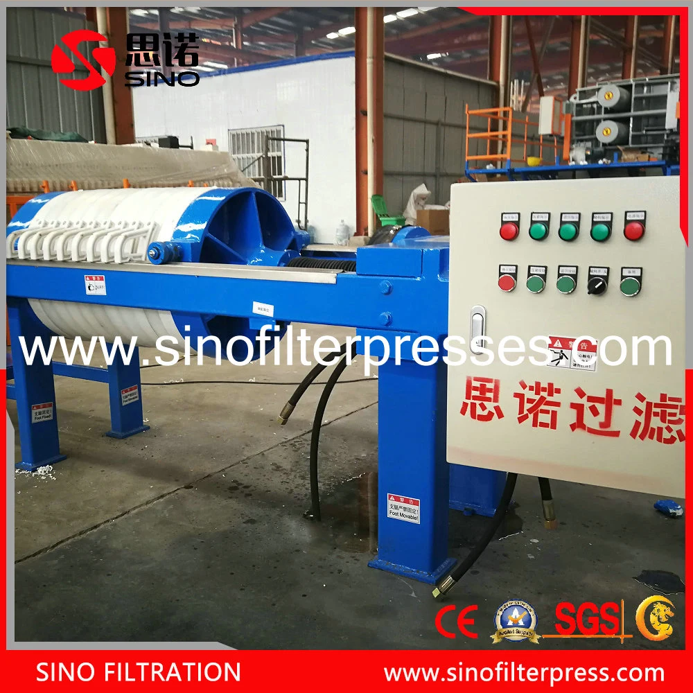 High Pressure Good Performance Automatic Filter Press with Round Plate