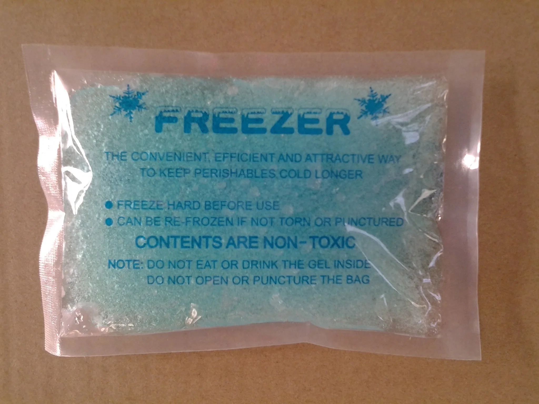 Freezer Pack reutilizable para Lunchbox, ladrillo de hielo para el trabajo, Escuela, picnic o camping