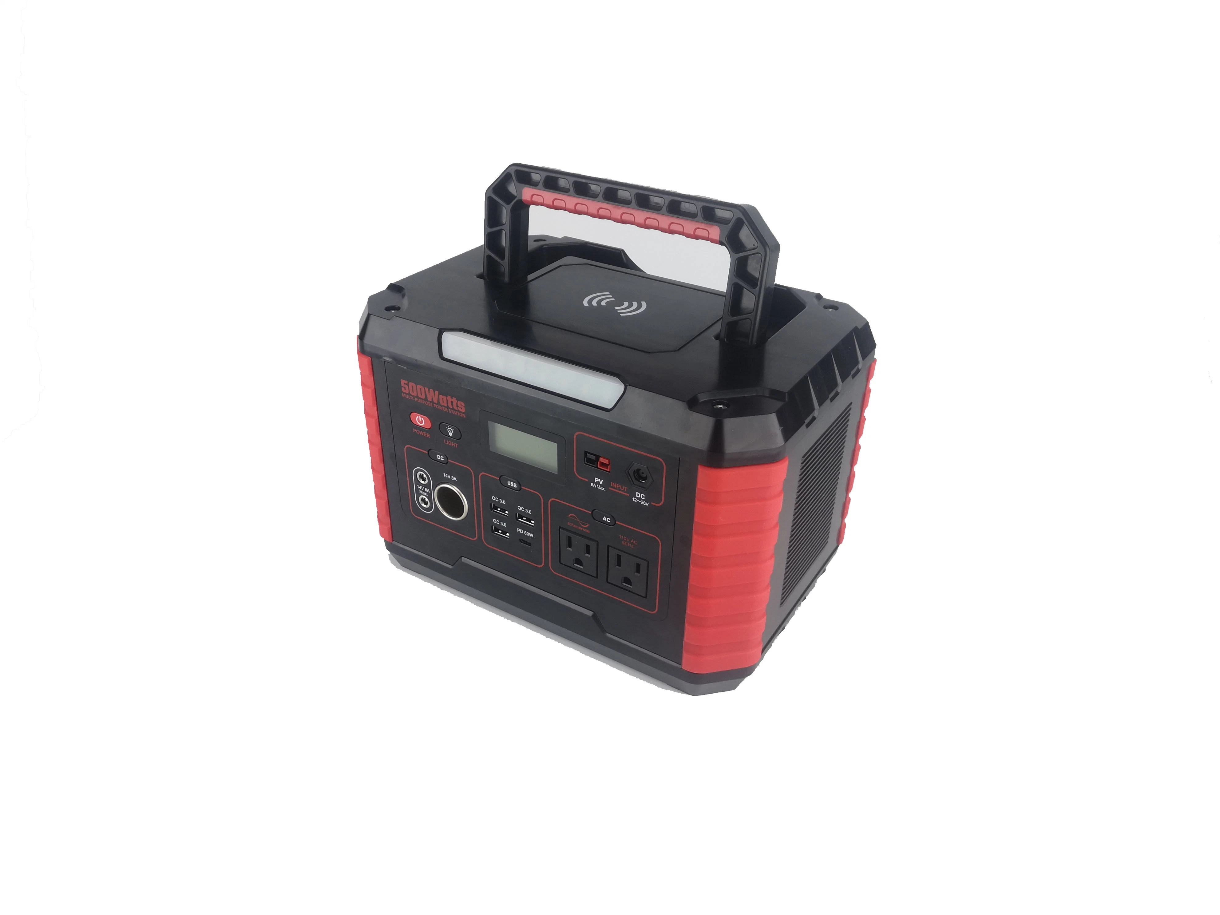 Factory Mica Professional 500W Portable Power Station AC/DC Output for Camping Home and Outdoor with 5 Years Warranty