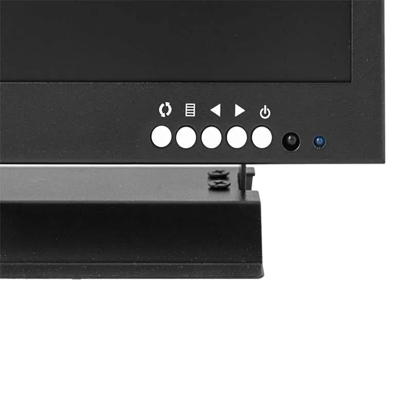 Monitores LCD 10 pulgadas carcasa metálica Cámara de vigilancia marco industrial Soporte del soporte conector AV CCTV Monitor de estudio