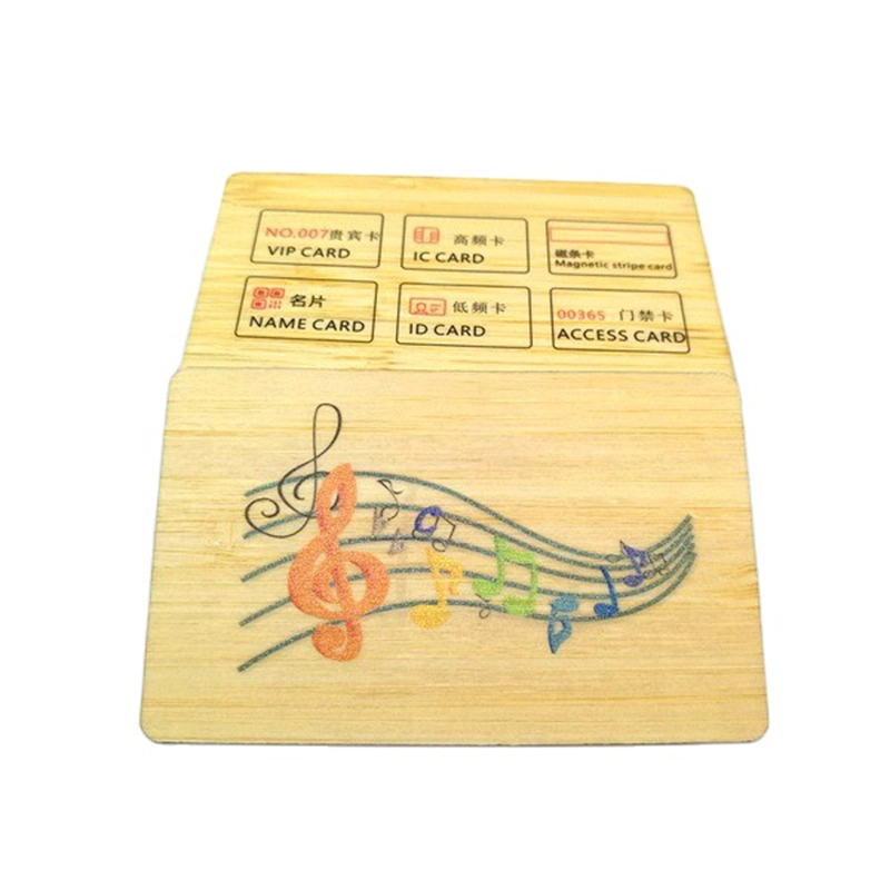 Eco-Friendly Membership Card Wooden Material NFC Business Gift Cards