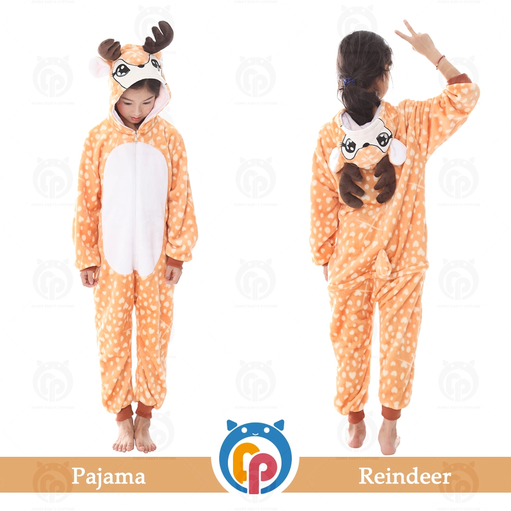 Wholesale/Supplier Super Soft Flannel Home Reindeer Wear Costumes Children