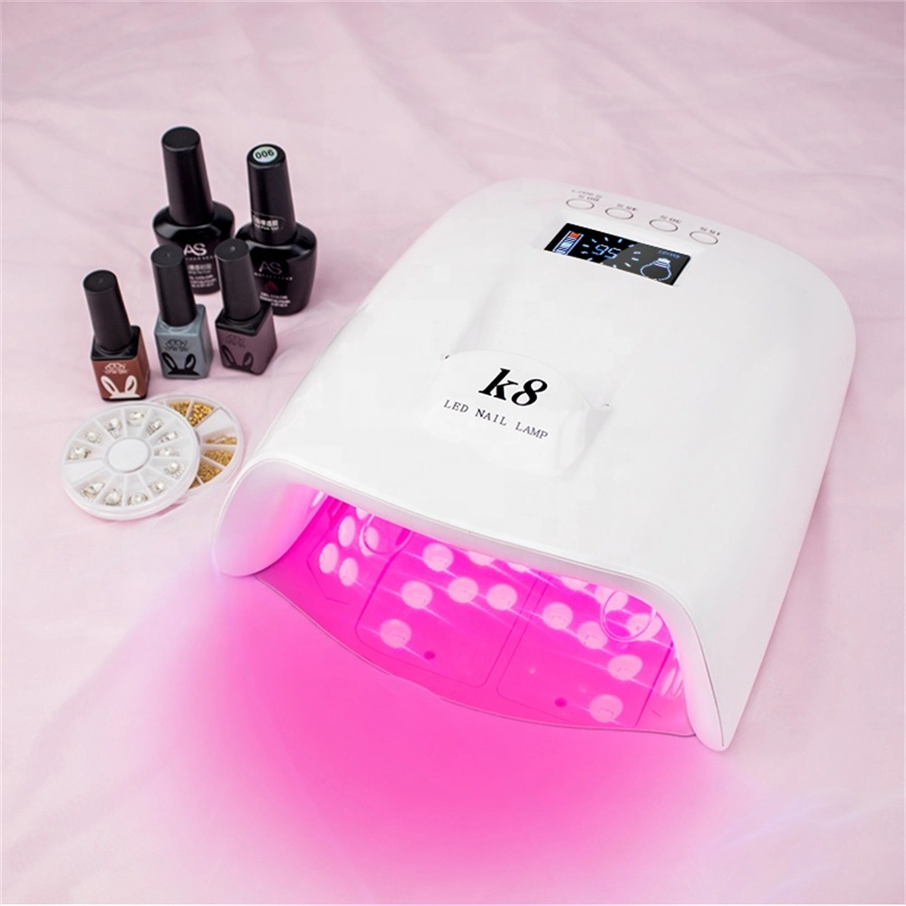 60W lámpara recargable de UV LED Smart Power de secadora de clavos fototerapia Lámpara Gel de uñas Polaco lámpara de hornear lámpara de uñas