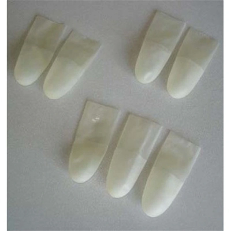 White Latex Finger Cots Without Powder for Cleanroom (EGS-02)