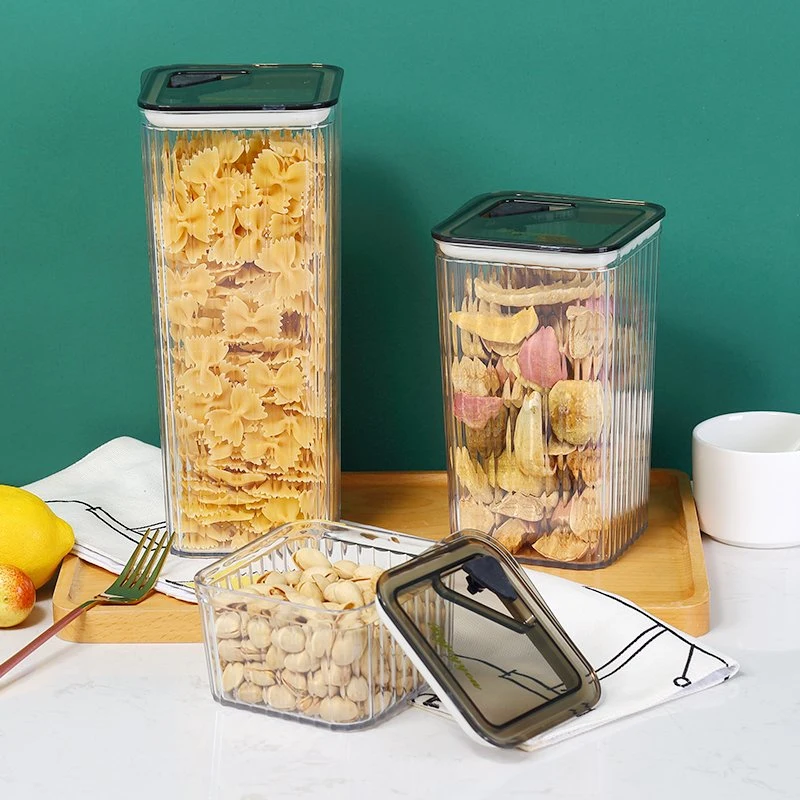 Keep Food Fresh Food Storage Containers Set with Lids Clear Airtight Plastic Food Container