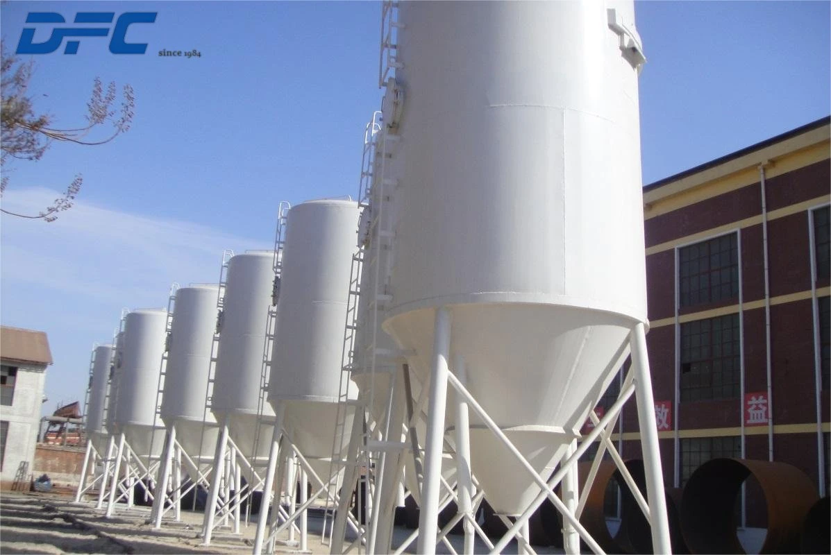 Cement Bulk Powder Grain Silo Lime Stainless Steel Galvanized Storage