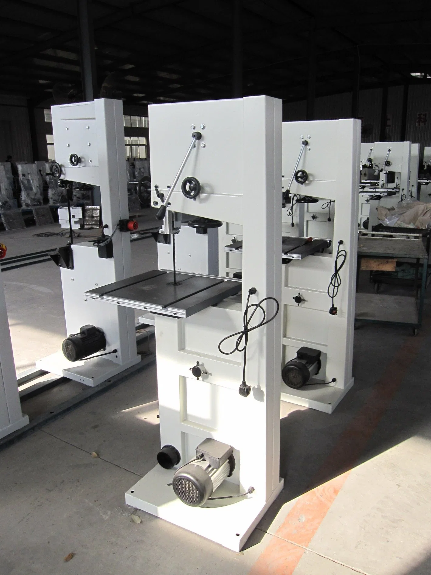 Máquina de corte eléctrica de precisión de 16" para procesamiento de láminas o tiras de madera / Mini Sierra de banda de madera vertical
