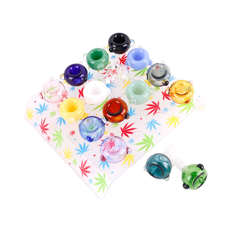 Wanchuang Colorful Hookah Accessories Bowls14mm with Display Stand Cigarette Accessories