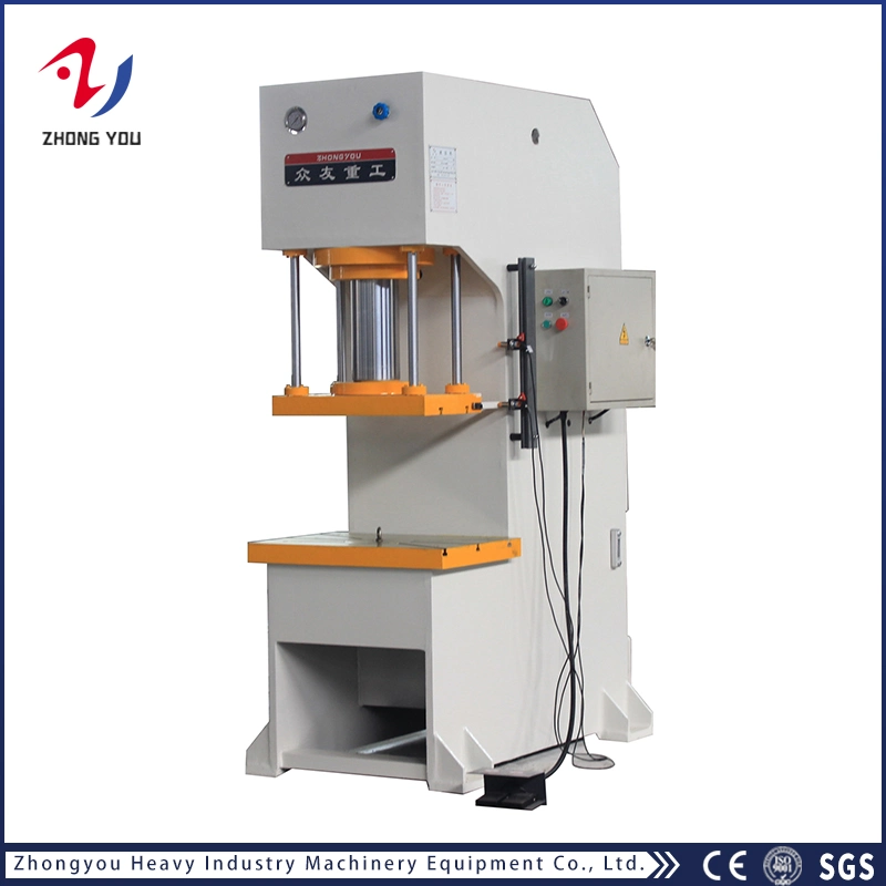 Zhongyou 20ton/40ton/63ton Workshop C Frame/C Type/Single Column/Single Arm Hydraulic Press for Bearing/Straightening/Metal Punching