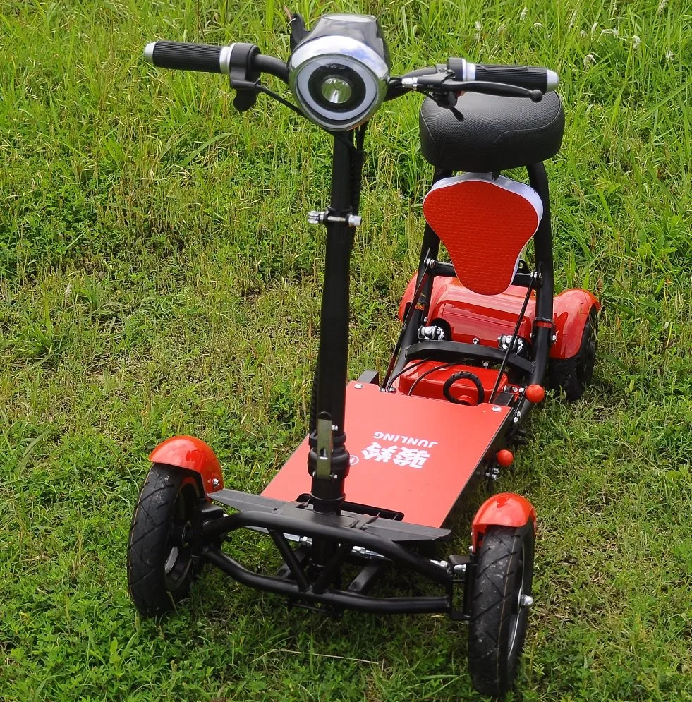 4 Rad Dual Motor Mobility Folding Elektro-Scooter Fahrrad für Erwachsene