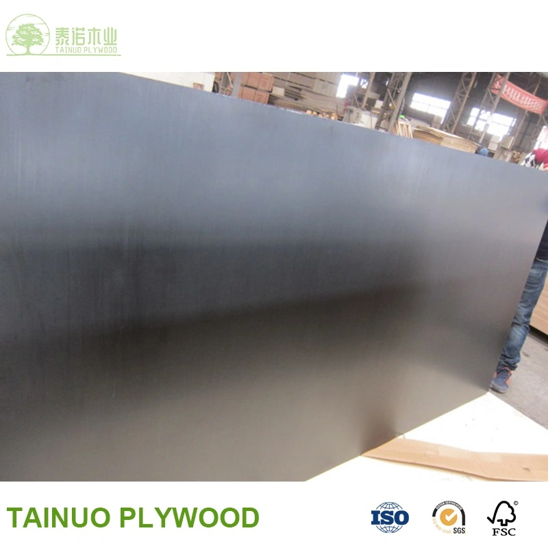 1530*3050 3mm/4mm/5mm/6mm Black Poplar Waterproof for Construction Anti Slip Film Faced Plywood