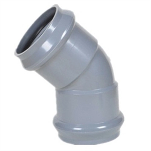 High Quality 1.0MPa Plastic Water Pipe End Fitting Rubber Ring Joint PVC Pipe and Fittings UPVC Pressure Pipe Water Fitting for Water Supply DIN Standard