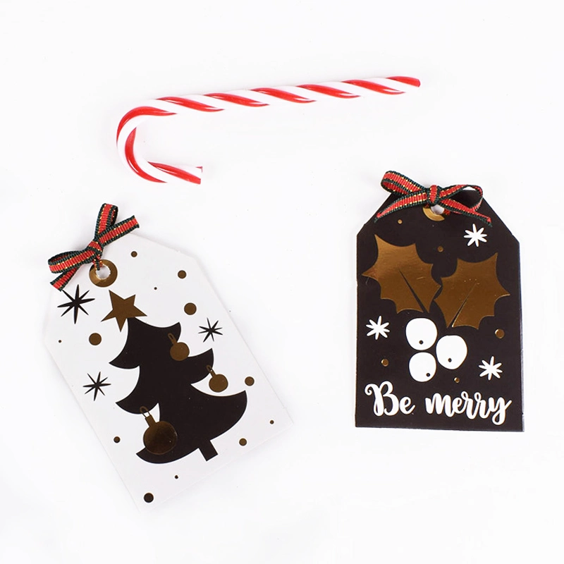 Custom Hang Tags Hangtag Papel veste OEM Tag para árvore de Natal de decoração