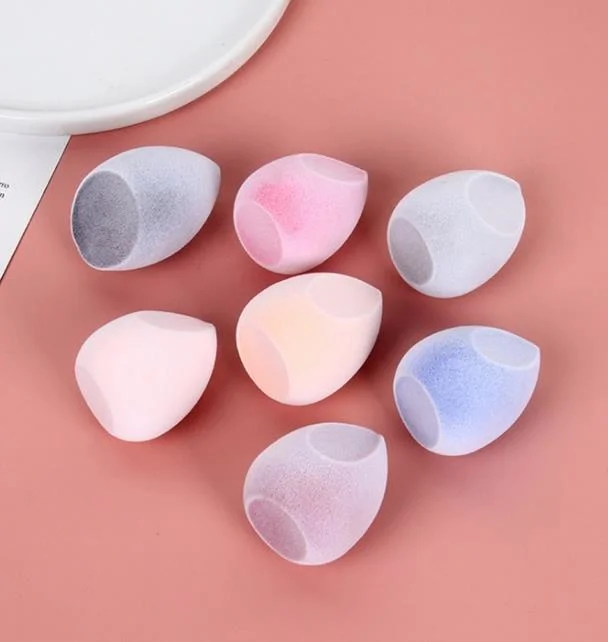 Luxury Micro Fiber Different Colors Super Soft Flocking Makeup Sponge Latex Free Mini Beauty Make up Sponge for Make-up